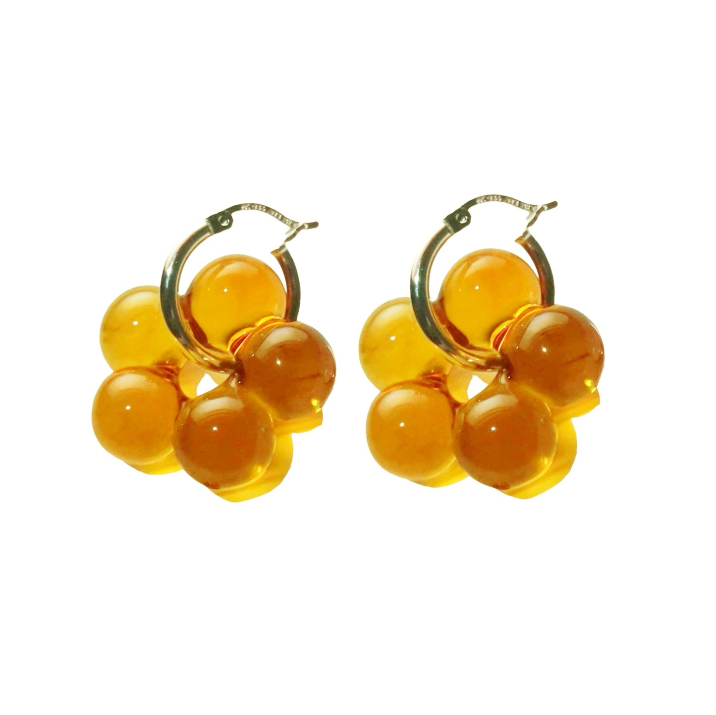 Fleur d'ete yellow earrings