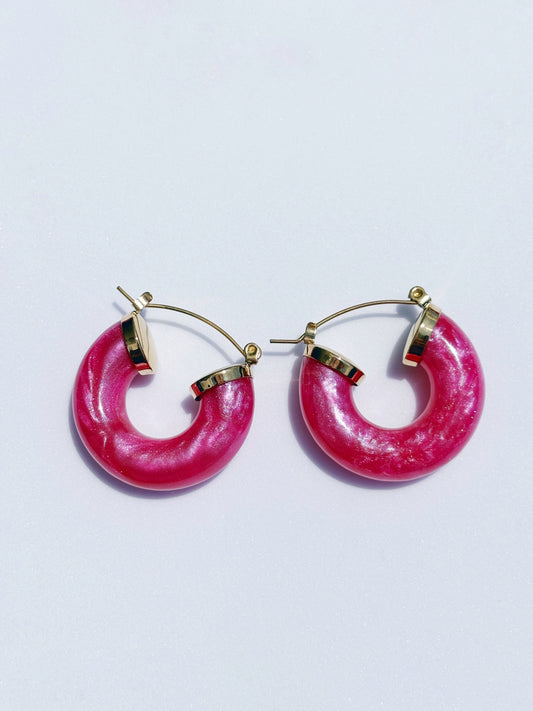 Flamingo earrings